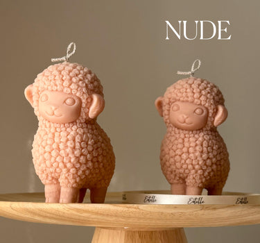 Handmade Sheep Soy Candle | Nursery Decor