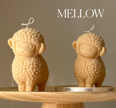 Handmade Sheep Soy Candle | Nursery Decor