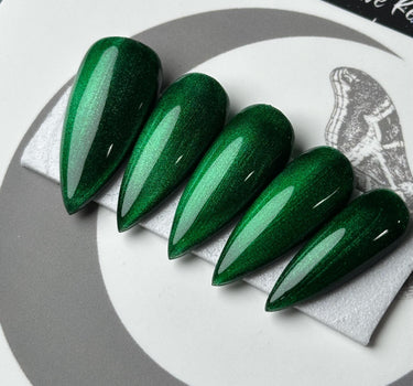 Green Christmas Glass