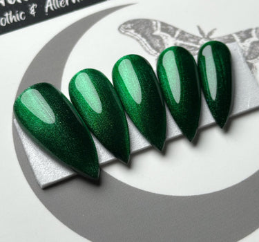 Green Christmas Glass