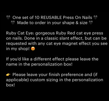 Ruby Cat Eye