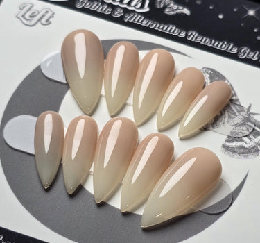 Bone Blush Ombré Press On Nails