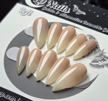Bone Blush Ombré Press On Nails