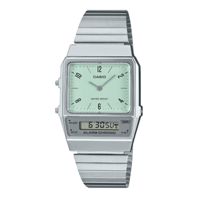 CASIO Vintage Silver Teal Dial | AQ-800E-3AVT