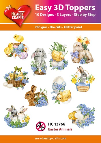Décorations 3D faciles – Animaux de Pâques