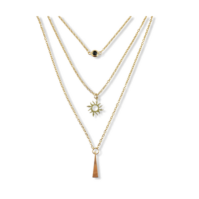 Golden Sunburst Necklace