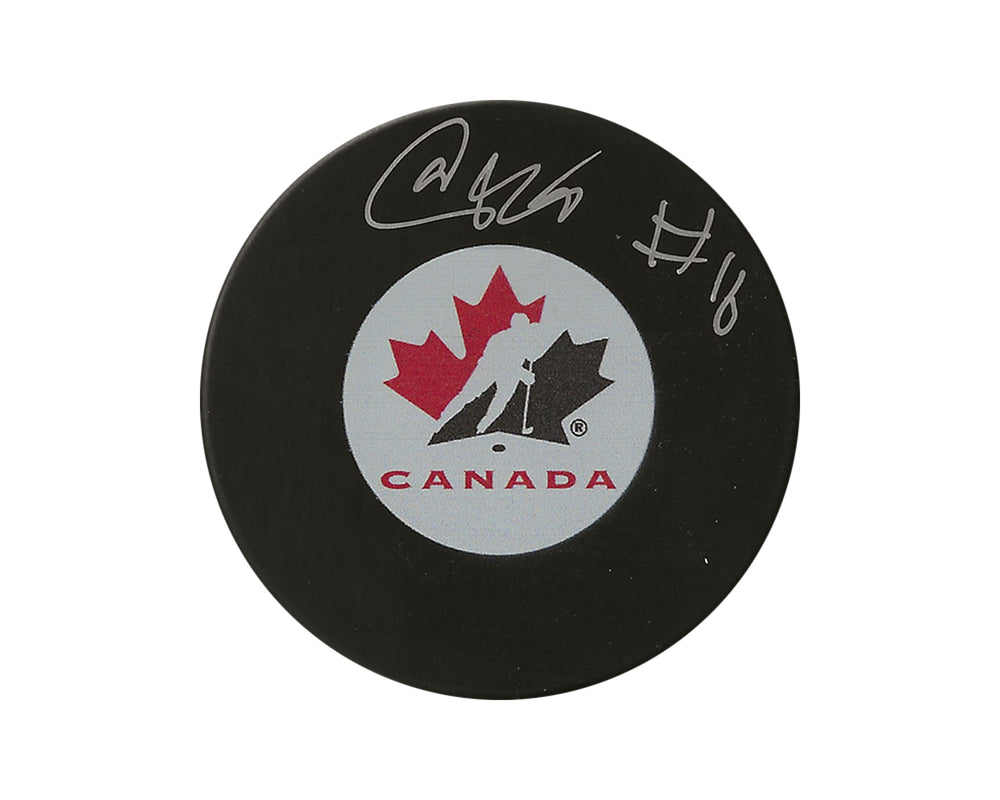 Palet signé par Akil Thomas - Modèle d'autographe Équipe Canada