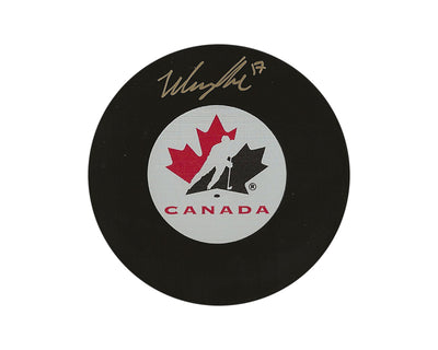 Palet de hockey autographié de Will Cuylle – Équipe Canada