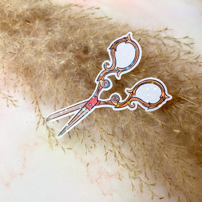 Vintage Scissors Sticker