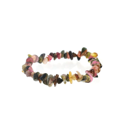 Multi Colour Tourmaline Chip Bracelet