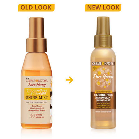 Creme of Nature Pure Honey Silicone-Free Lightweight Shine Mist 4oz