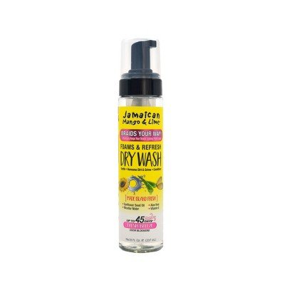 JAMAICAN MANGO & LIME FOAMS & REFRESH DRY WASH 8OZ
