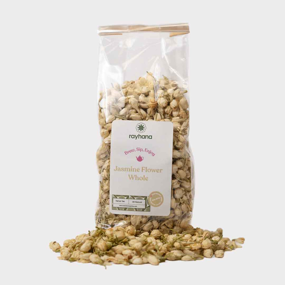 Jasmine Flower – Whole Dried Blossoms by Rayhana Organics — Rayhana Organics