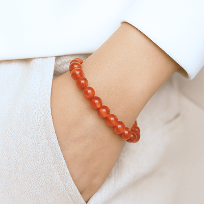 Bracelet Rond en Cornaline A