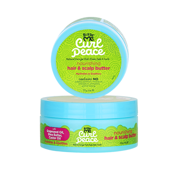 JUST FOR ME CURL PEACE Beurre Nourrissant Cheveux et Cuir Chevelu 4oz