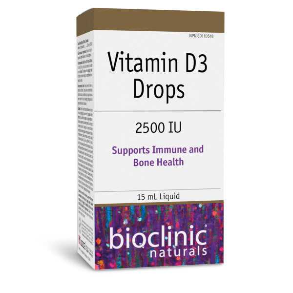 Vitamin D3 Drops · 2500 IU — Unytii - Suppléments et Produits Naturels