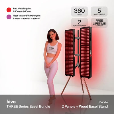 Kivo Vital 1000 Bundle: 2 x Vital 1000 & FREE Easel Stand