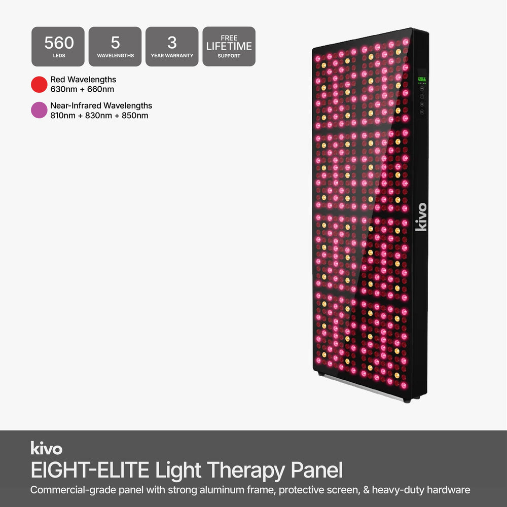 Kivo Elite 2400: Premium Extra Large Red Light Therapy Panel