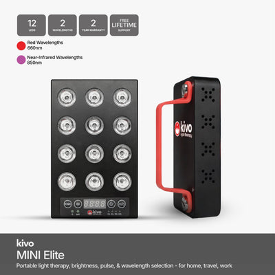 Kivo Elite Mini: Portable Red Light