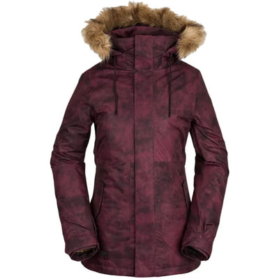 Veste isolée 'Fawn' Volcom - Merlot Acide (Pour femmes)