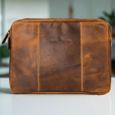 Housse en cuir Greenwood pour ordinateur portable MacBook Pro/Air 13"