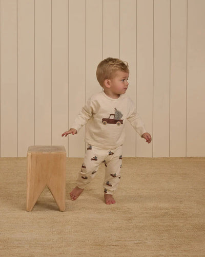 Ensemble t-shirt à manches longues + pantalon | Camions | Rylee & Cru