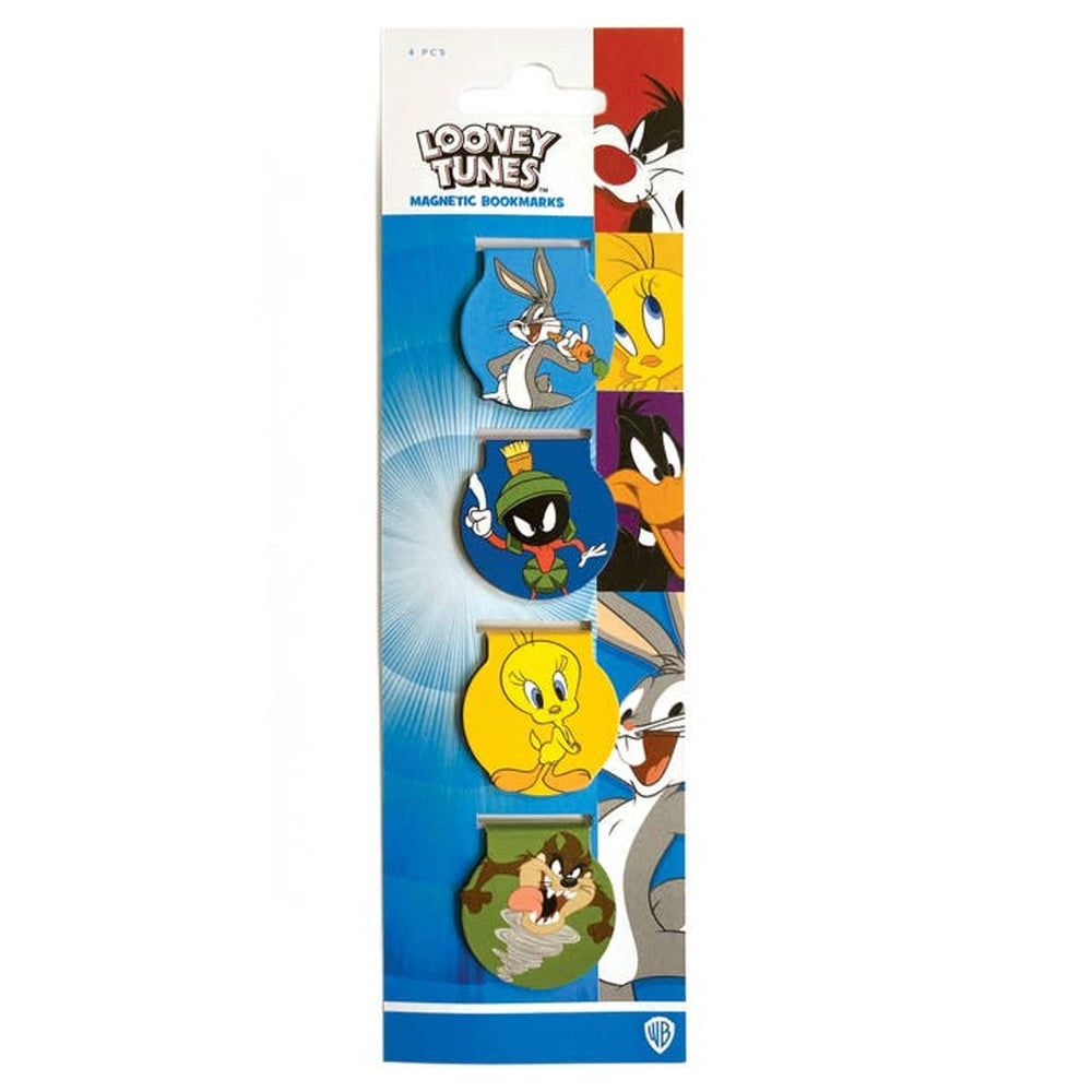 Marque-pages magnétiques Looney Tunes, 4 pièces