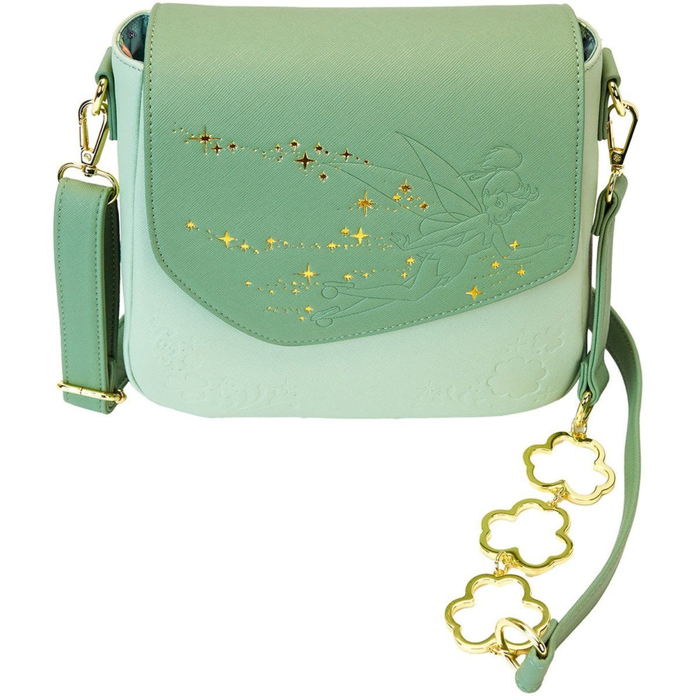 Sac bandoulière Loungefly Disney Clochette Trèfle à quatre feuilles