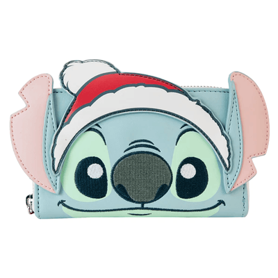 Portefeuille à glissière Loungefly Flocon de neige Stitch