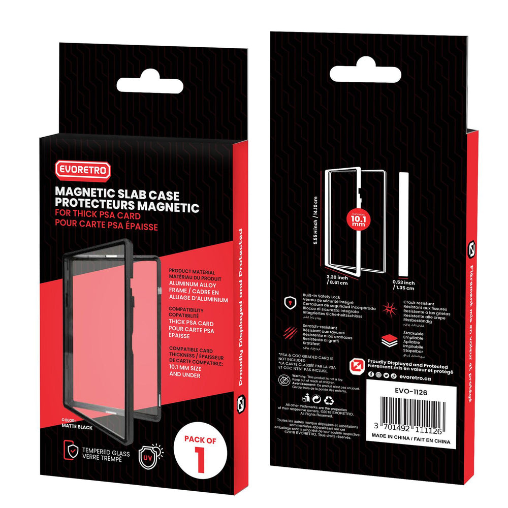 EVORETRO Magnetic Case bumper for PSA slab Graded Card | Pack of 1