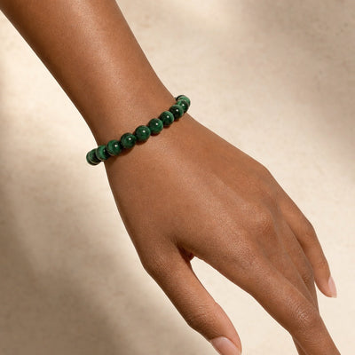 Bracelet de perles d'Malachite