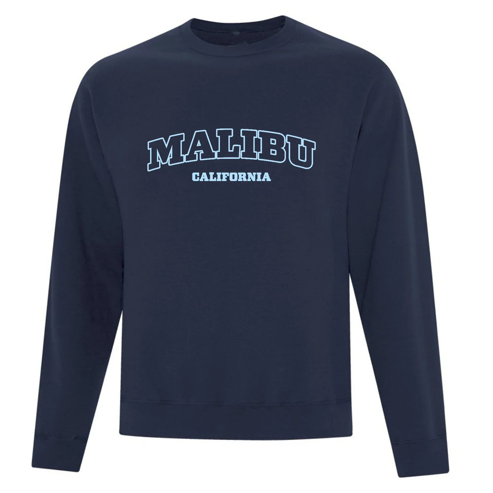 Crewneck "MALIBU" embroidered