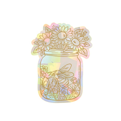 Attrape-soleil Mason Jar Abeille