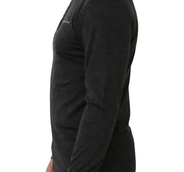 Men's Merino Wool Long Sleeve Henley — Midweight