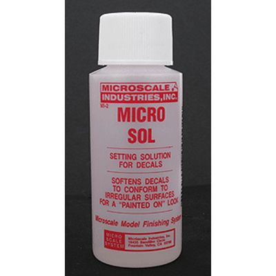 Microscale MI-2 Micro Sol Decal Setting Solution 1oz 29.6mL