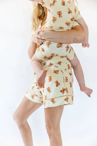 Teddy Bear Adult Pajama Shorts