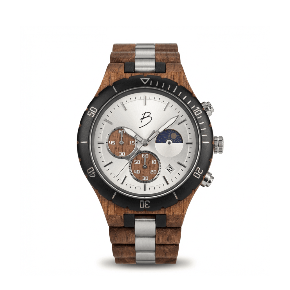 Montre Berthoud en bois de noyer