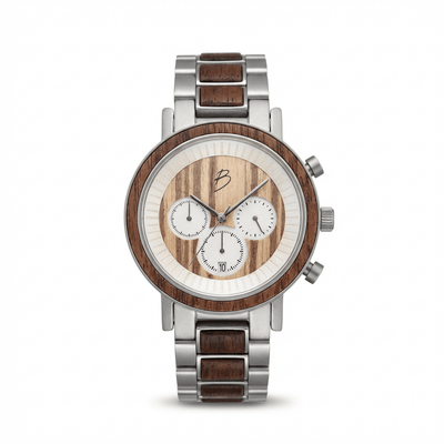 Harrison Walnut Wood Watch