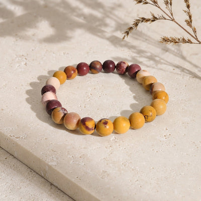 Bracelet en Jaspe Mookaïte
