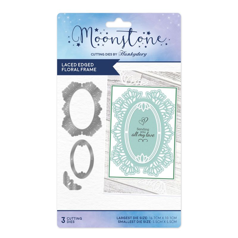 Moonstone Dies - Lace Edged Floral Frame — Ecstasy Crafts