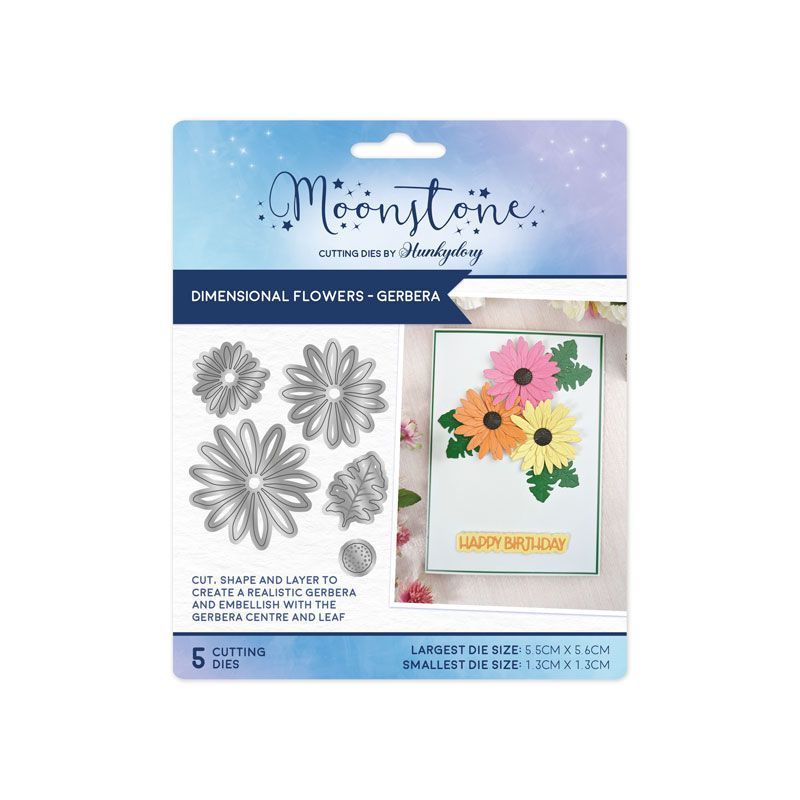 Moonstone Dies - Dimensional Flowers - Gerbera — Ecstasy Crafts