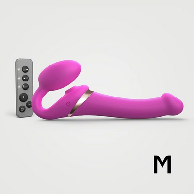 STRAP-ON FLEXIBLE MULTI-ORGASME - M - FUCHSIA