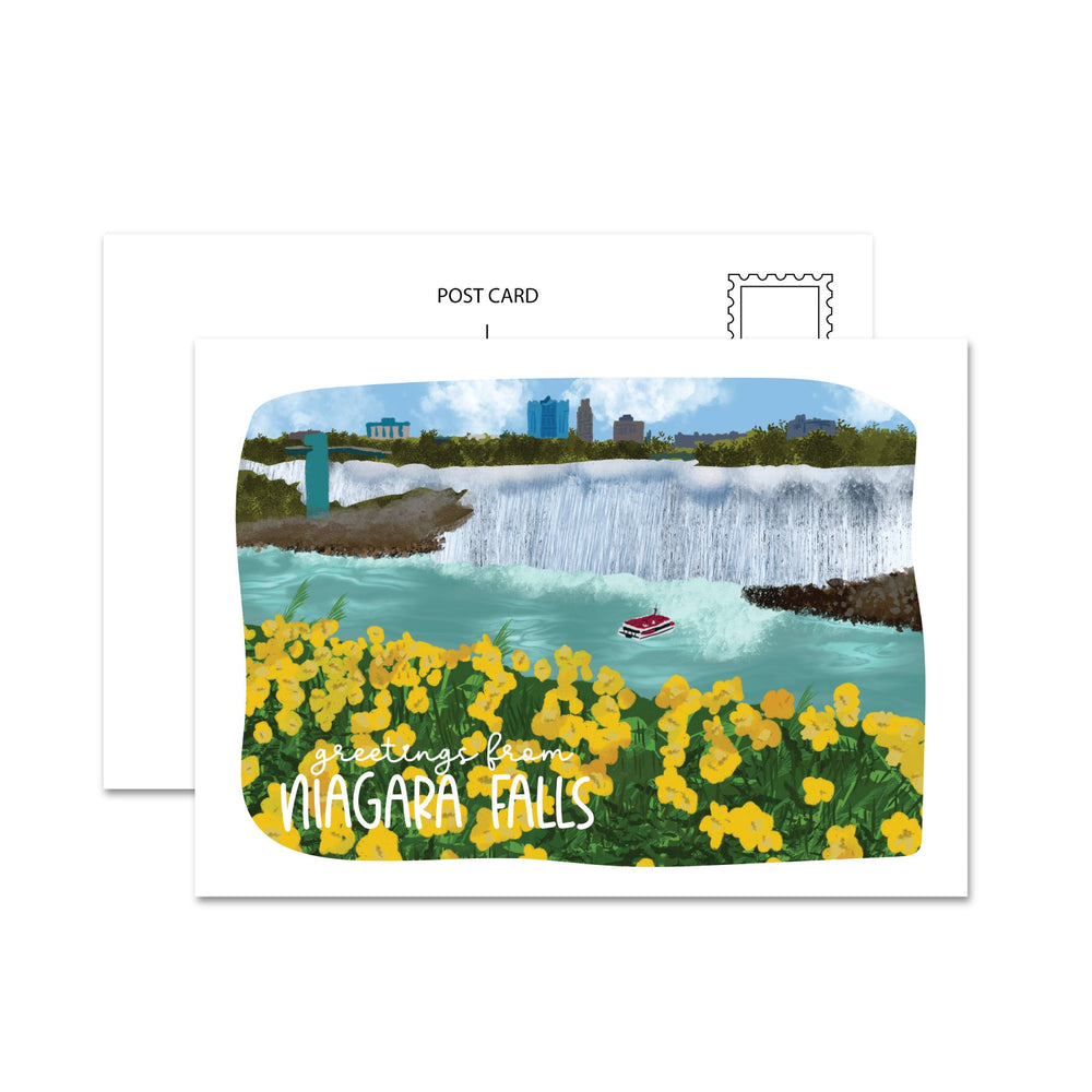 Carte postale des Chutes Niagara
