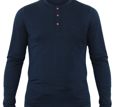 NorthWool Men's Merino Blend Henley — Heavyweight