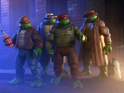 Teenage Mutant Ninja Turtles Gangster Turtles (Mirage Comics) Action Figure 4-Pack