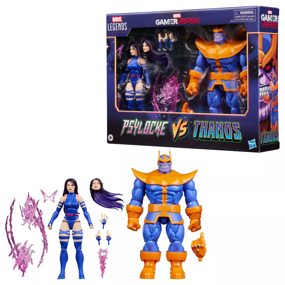 Marvel Legends Series Gamerverse Psylocke vs. Thanos - Exclusive