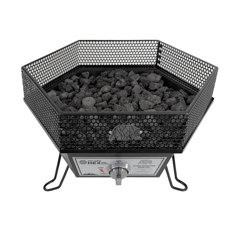 Brasero Hexagonal Hors Réseau