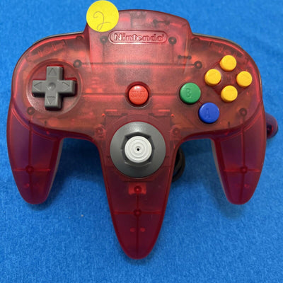 Manette pour N64 Rouge translucide