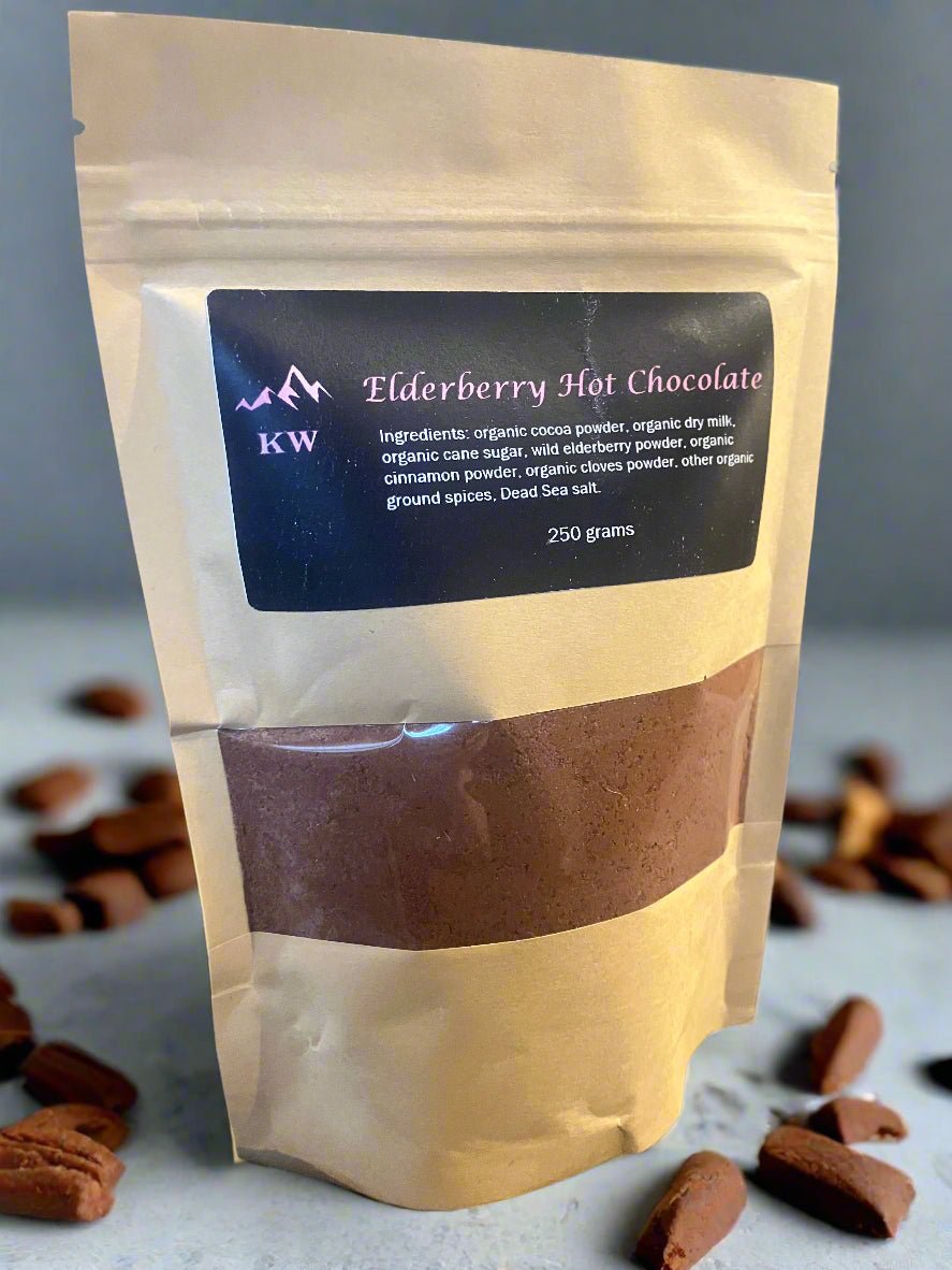 Chocolat chaud aux baies de sureau - 250 grammes