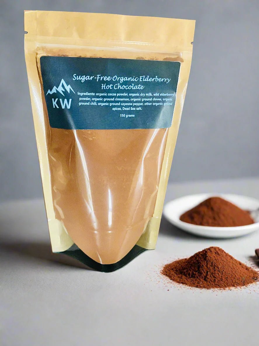 Chocolat chaud aux baies de sureau sans sucre : Édition Minuit